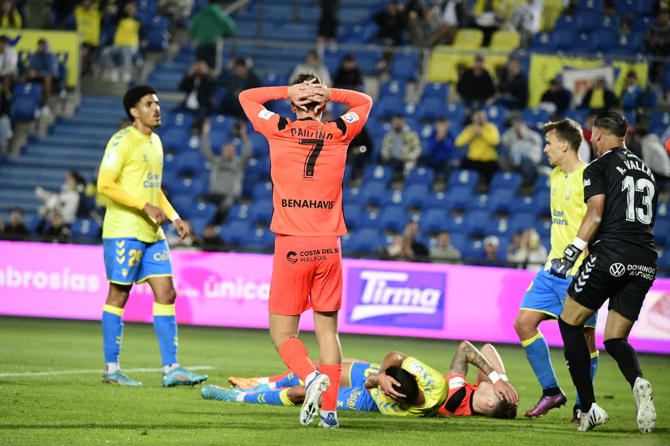 Malaga could not take the three points from Las Palmas.