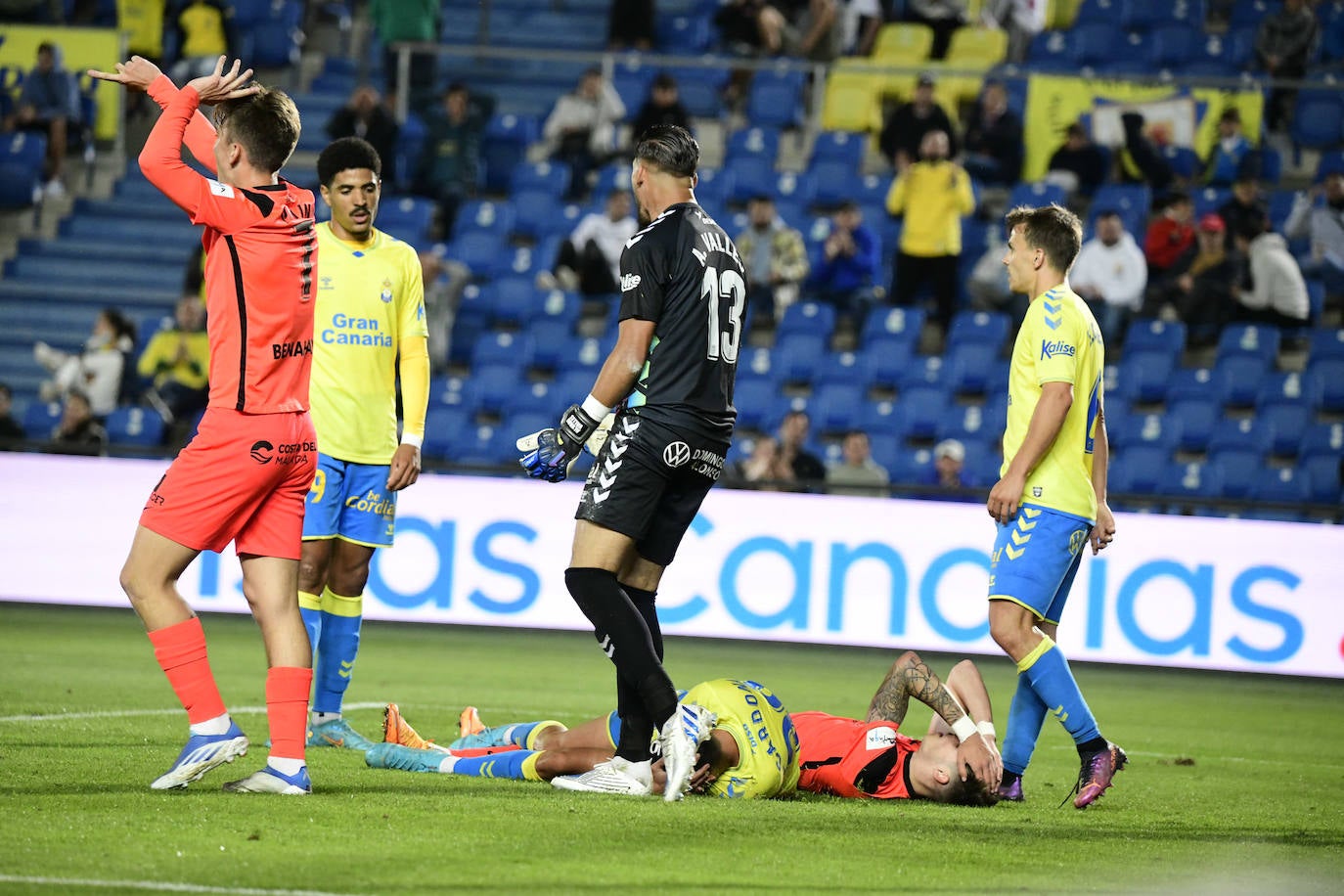 Malaga could not take the three points from Las Palmas.