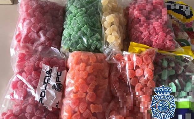 Seven arrested, including a Brit, after police find 11 kilos of gummy bears impregnated with hallucinogenic drug