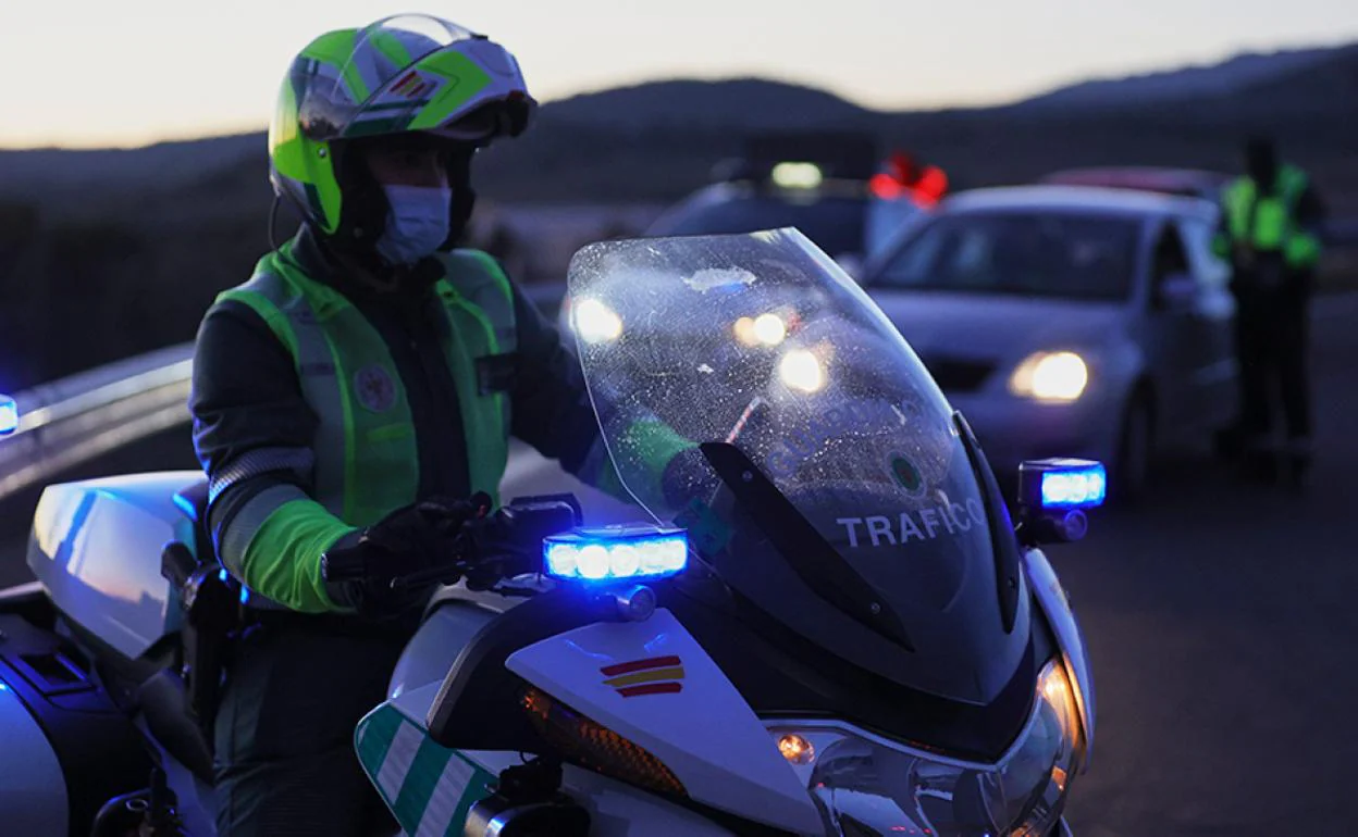 File photograph of Guardia Civil traffic police.