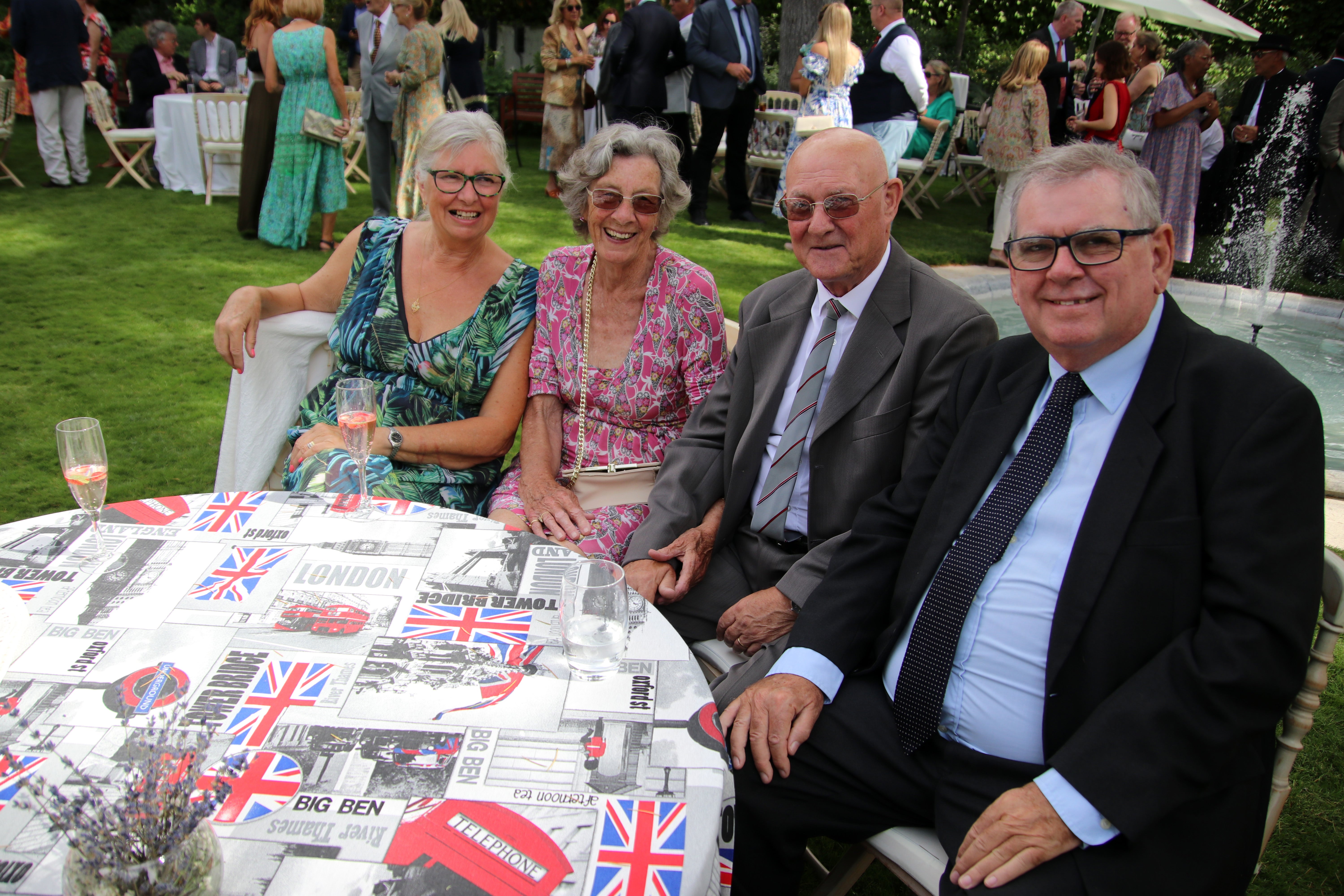 The Queen's Platinum Jubilee was marked in Madrid with a function hosted at the residence of Her Majesty's Ambassador to Spain and Andorra