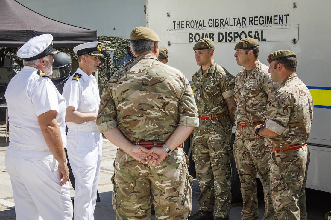 The Earl and Countess of Wessex during their second royal visit to the Rock