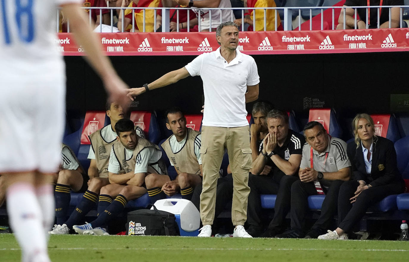 The atmosphere at La Rosaleda. 