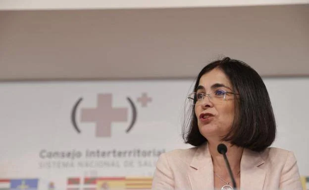 Spain's Health minister Carolina Darias. 