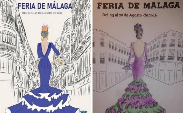 Controversy over winning entry for Malaga fair poster: original or a copy?