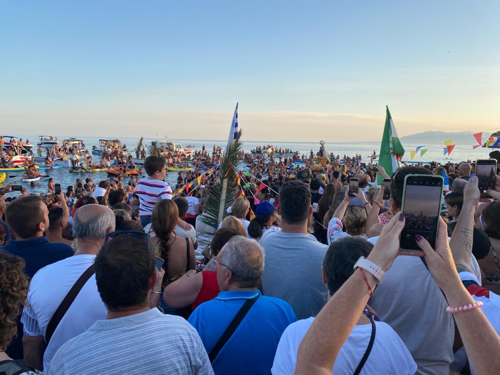 Virgen del Carmen en Rincón de la Victoria