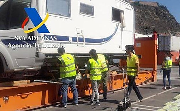 Half a tonne of cocaine found hidden in a motorhome in Spain