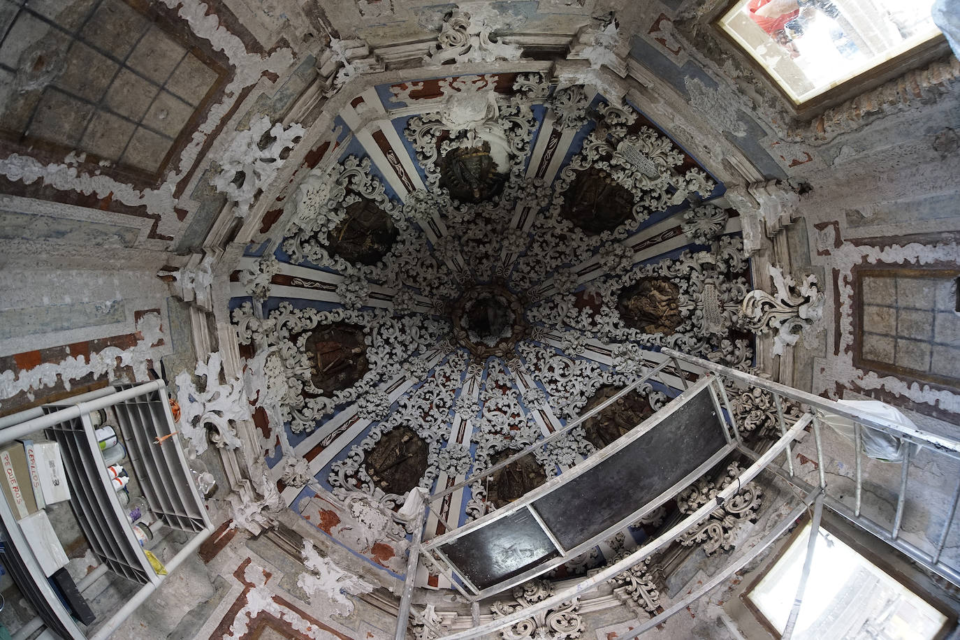 The restored building is located in Malaga city centre.