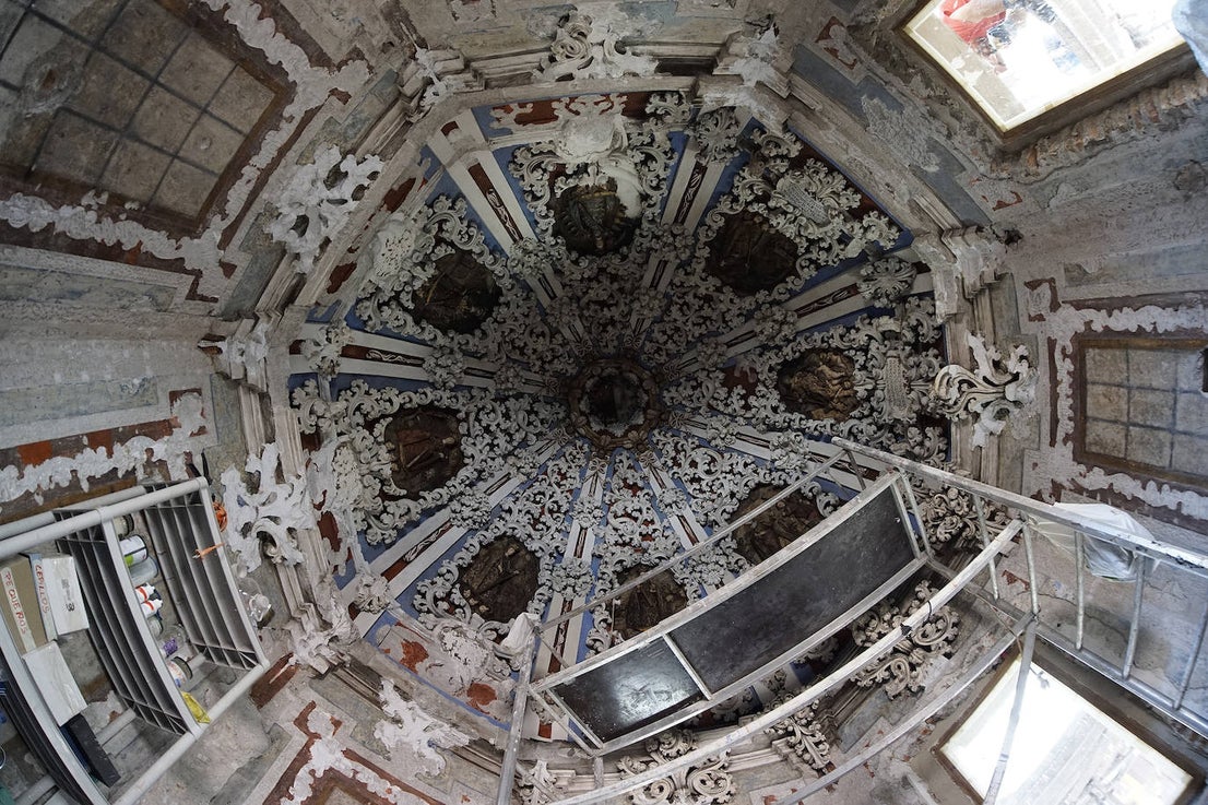 The restored building is located in Malaga city centre.