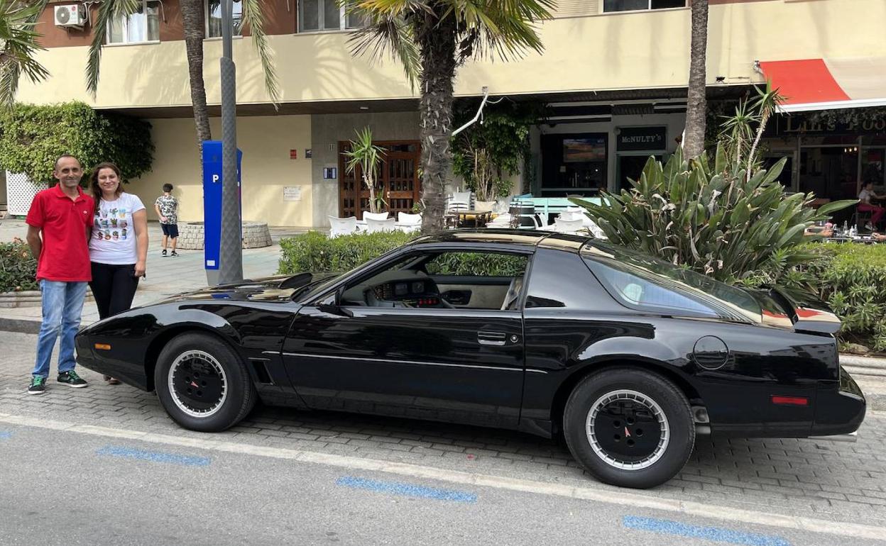 Estepona mechanic takes a trip back in time with a replica of KITT, the talking car from Knight Rider