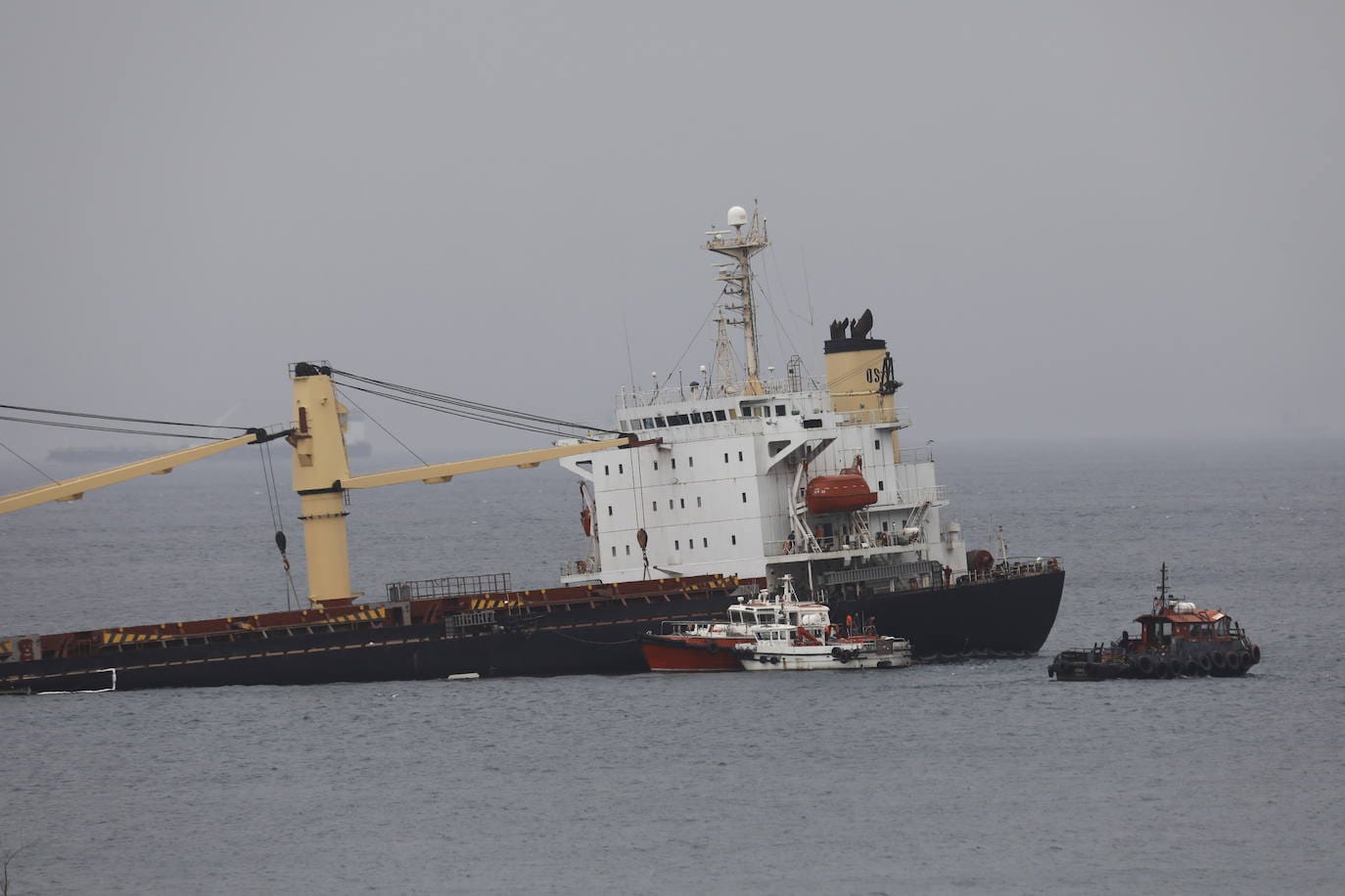 Fuel due to be pumped from the stricken bulk carrier off Gibraltar in a delicate two-day operation