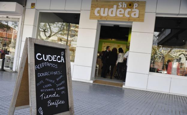 A Cudeca shop. 