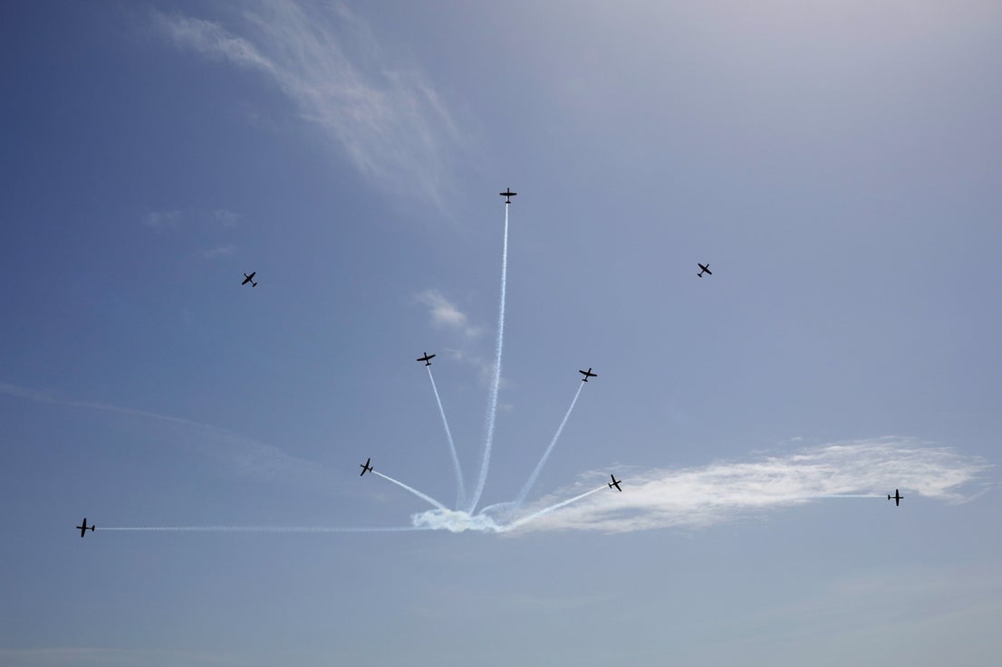 From the early hours of Sunday morning the Torre del Mar beach, on the the Costa del Sol, was full of people waiting to see what is already recognised as one of the best air festivals in Europe. 