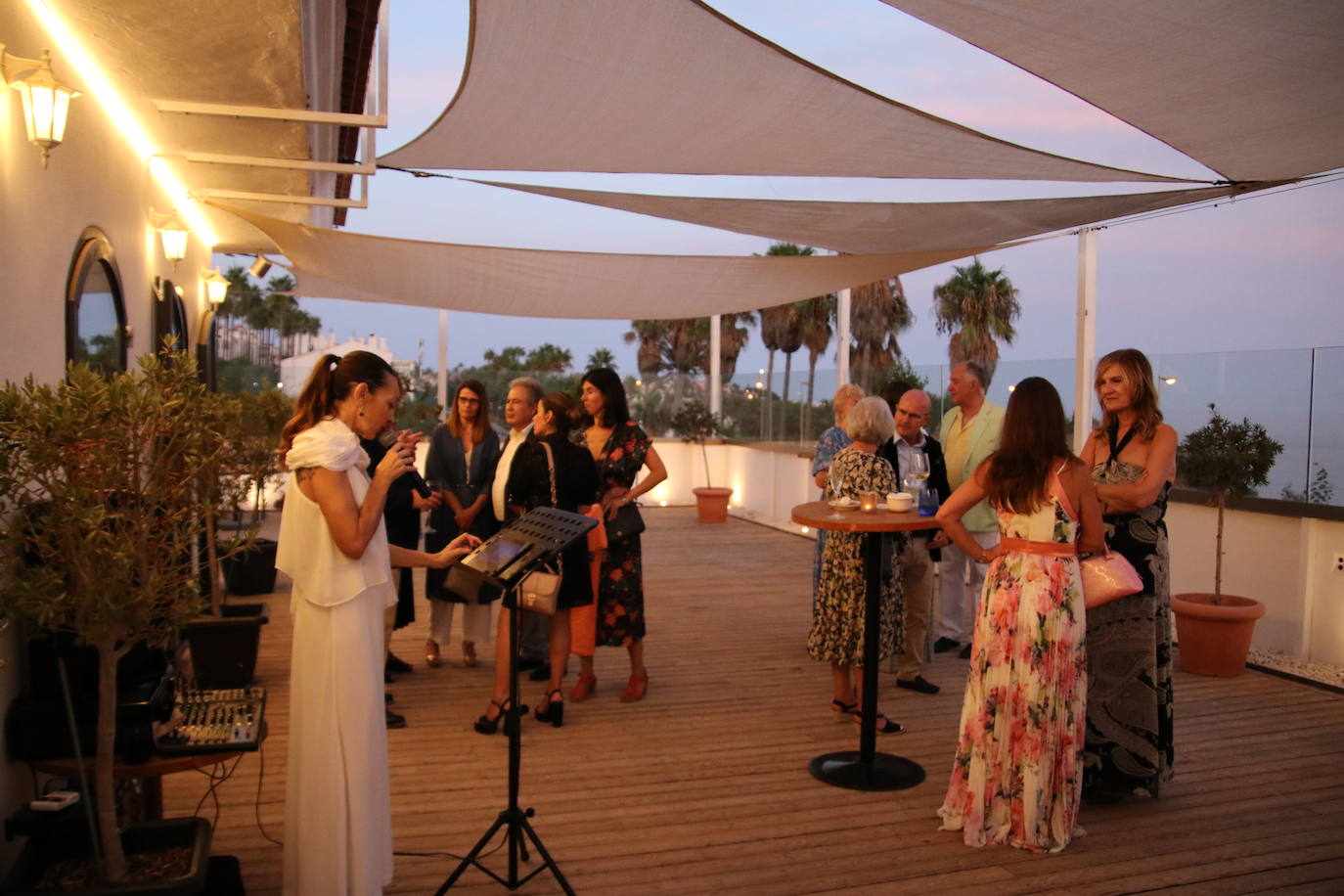 Tuesday’s gala dinner for the Costa Press Club's 20th anniversary was attended by members and guests, including representatives of the Spanish press association and Malaga University