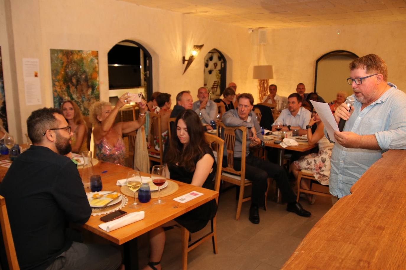 Tuesday’s gala dinner for the Costa Press Club's 20th anniversary was attended by members and guests, including representatives of the Spanish press association and Malaga University