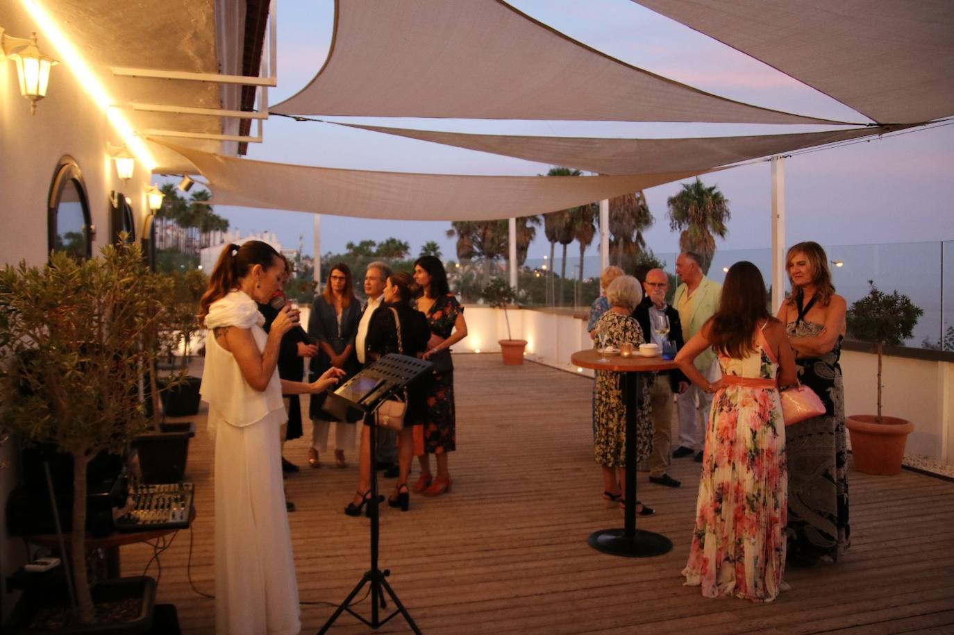 Tuesday’s gala dinner for the Costa Press Club's 20th anniversary was attended by members and guests, including representatives of the Spanish press association and Malaga University