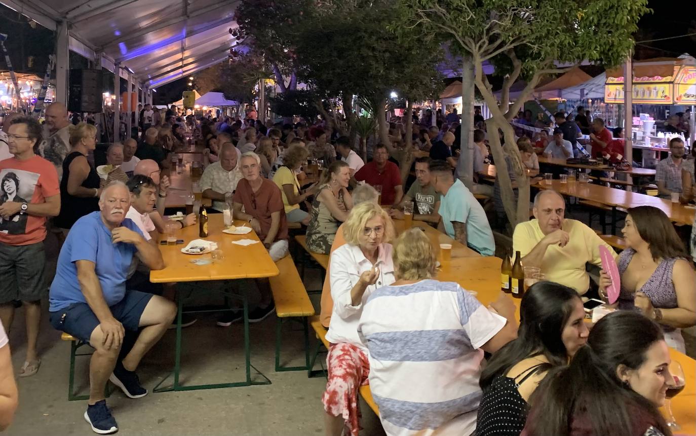 More than 500 people attended the first night of the Oktoberfest event in Torrox.