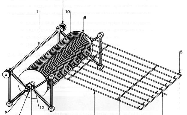 An illustration of the fire fighting system 