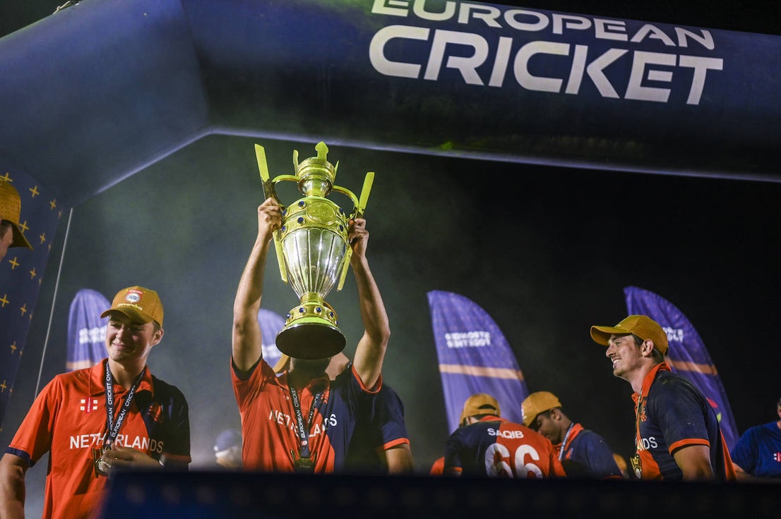 Netherlands XI beat England XI in the final by four wickets. 