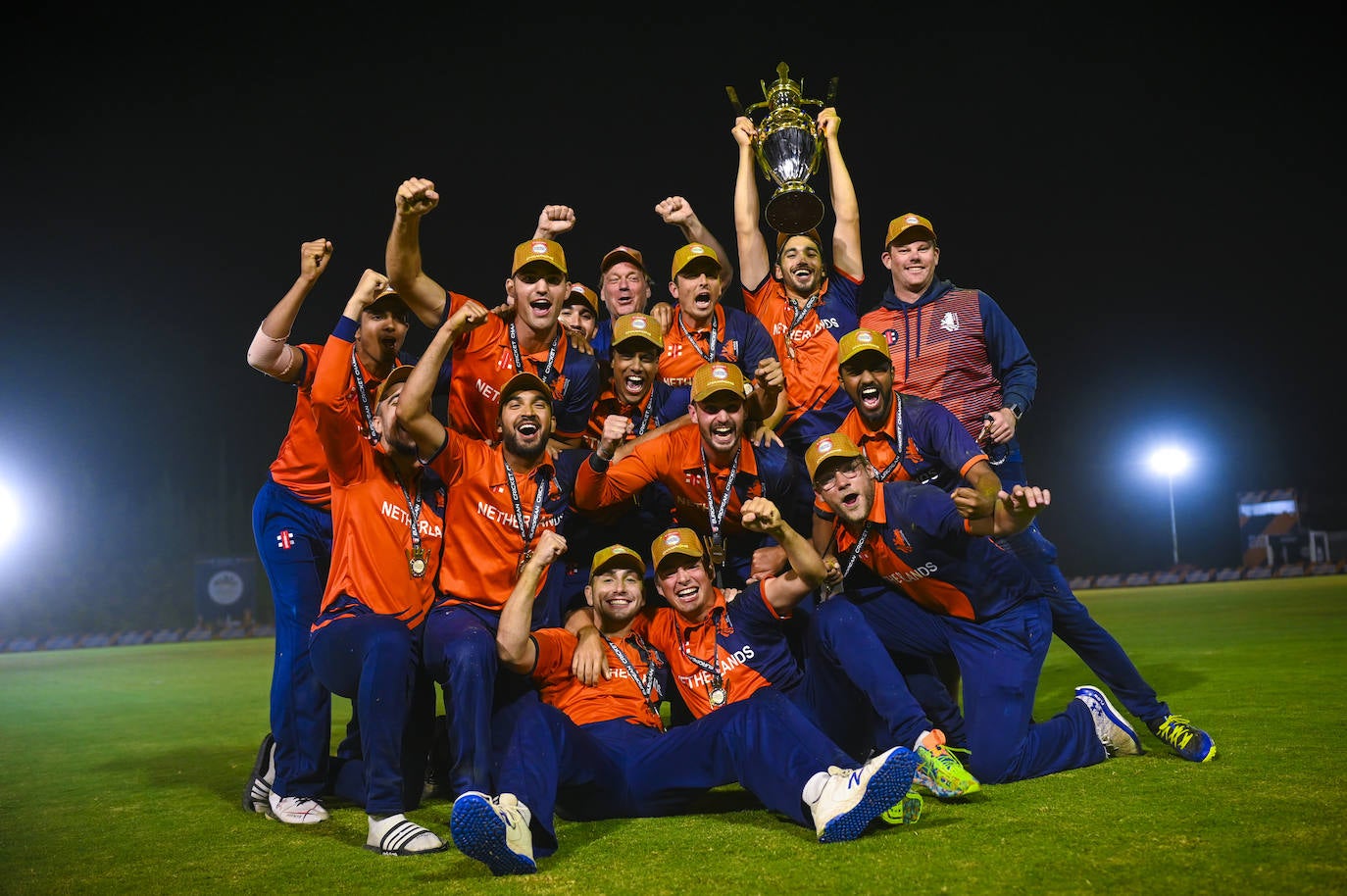 Netherlands XI beat England XI in the final by four wickets. 