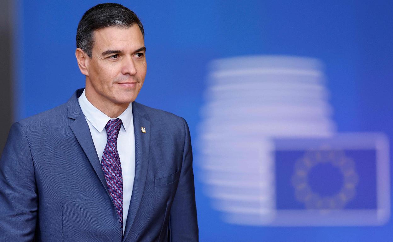 Prime minister Pedro Sánchez in Brussels this week. 