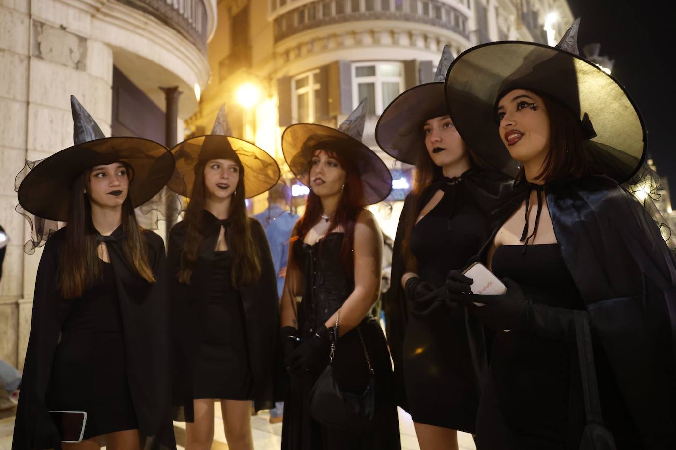 Halloween in the centre of Malaga.