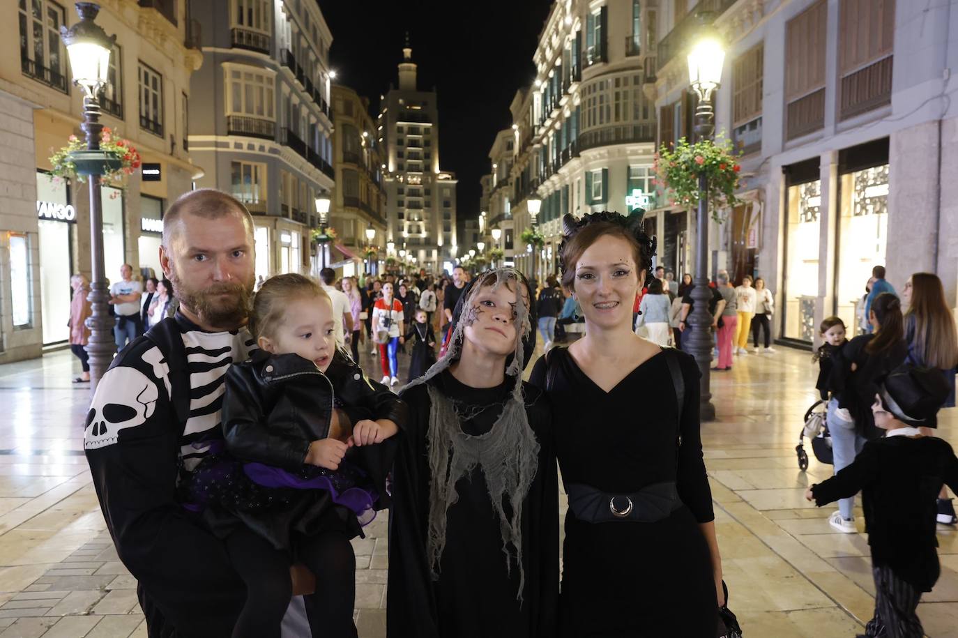 Halloween in the centre of Malaga.