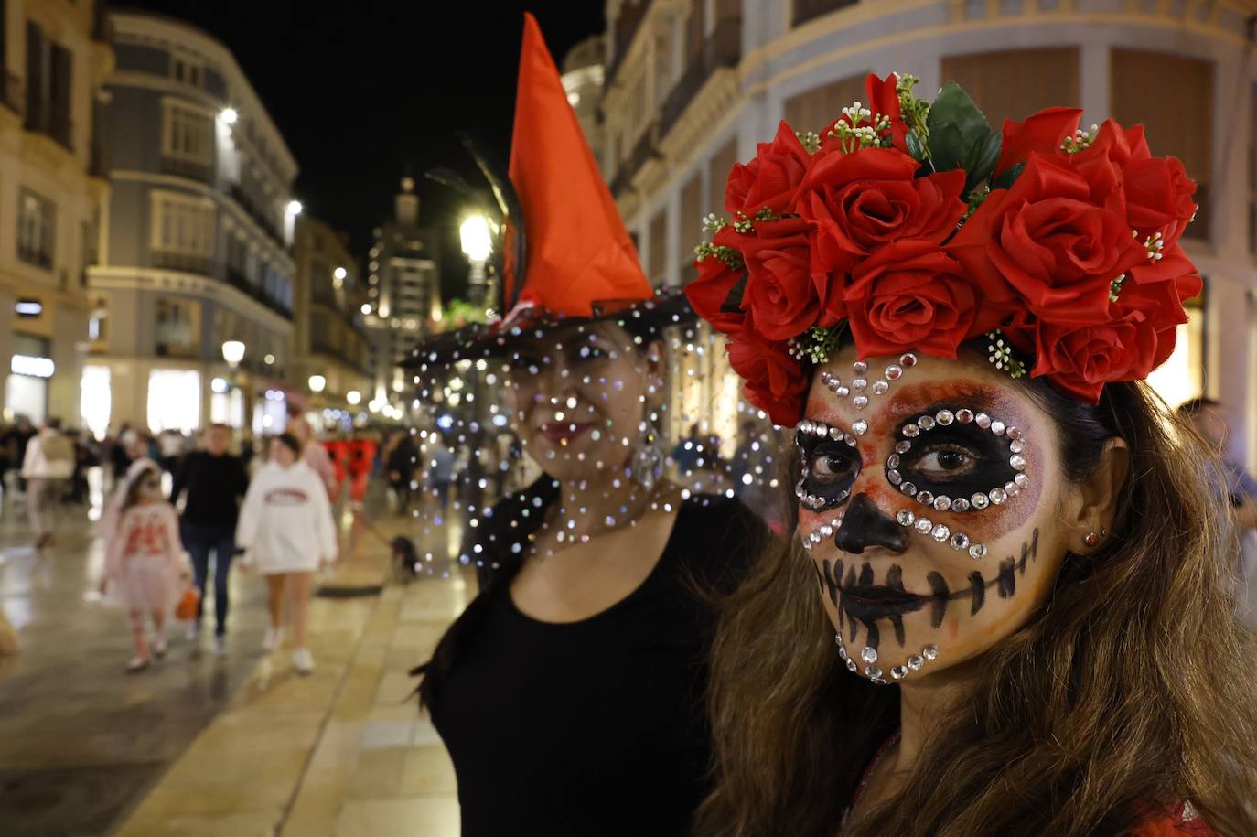 Halloween in the centre of Malaga.