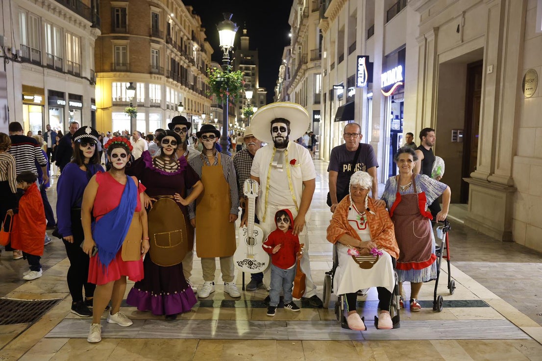 Halloween in the centre of Malaga.