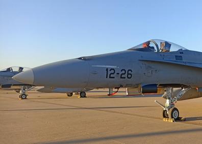Imagen secundaria 1 - F-18 fighter jets arrive at Malaga Airport ready to take part in Eagle Eye exercise