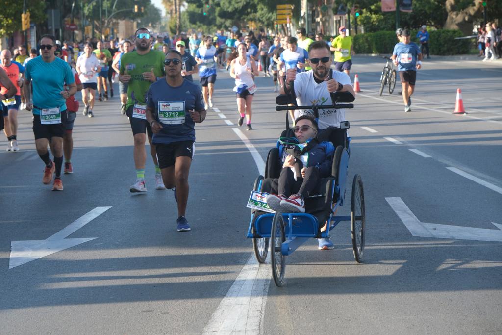 Some 5,500 runners took part in the 21-kilometre long race. 