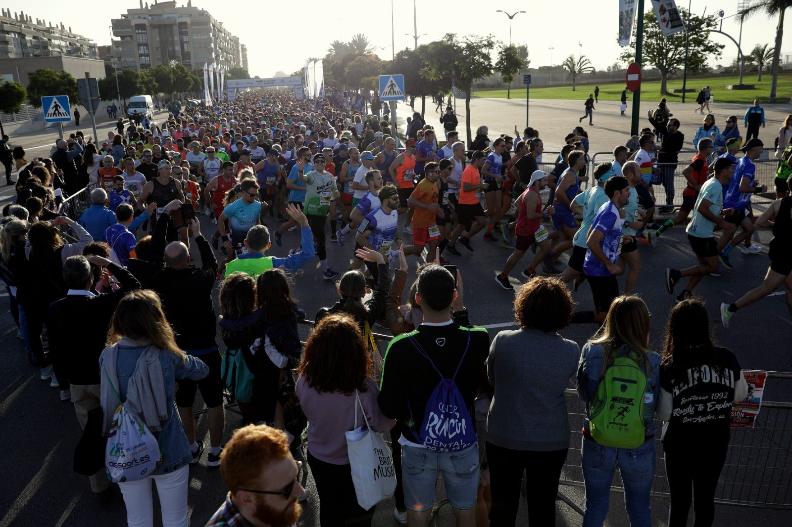Some 5,500 runners took part in the 21-kilometre long race. 