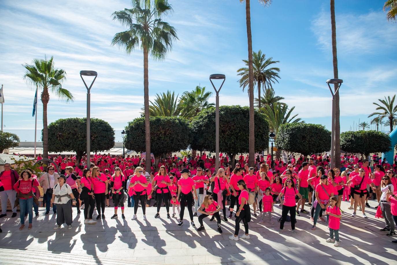Wave of pink in Marbella as more than 3,000 take part in cancer awareness walk