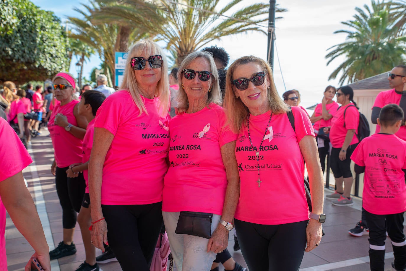 Wave of pink in Marbella as more than 3,000 take part in cancer awareness walk