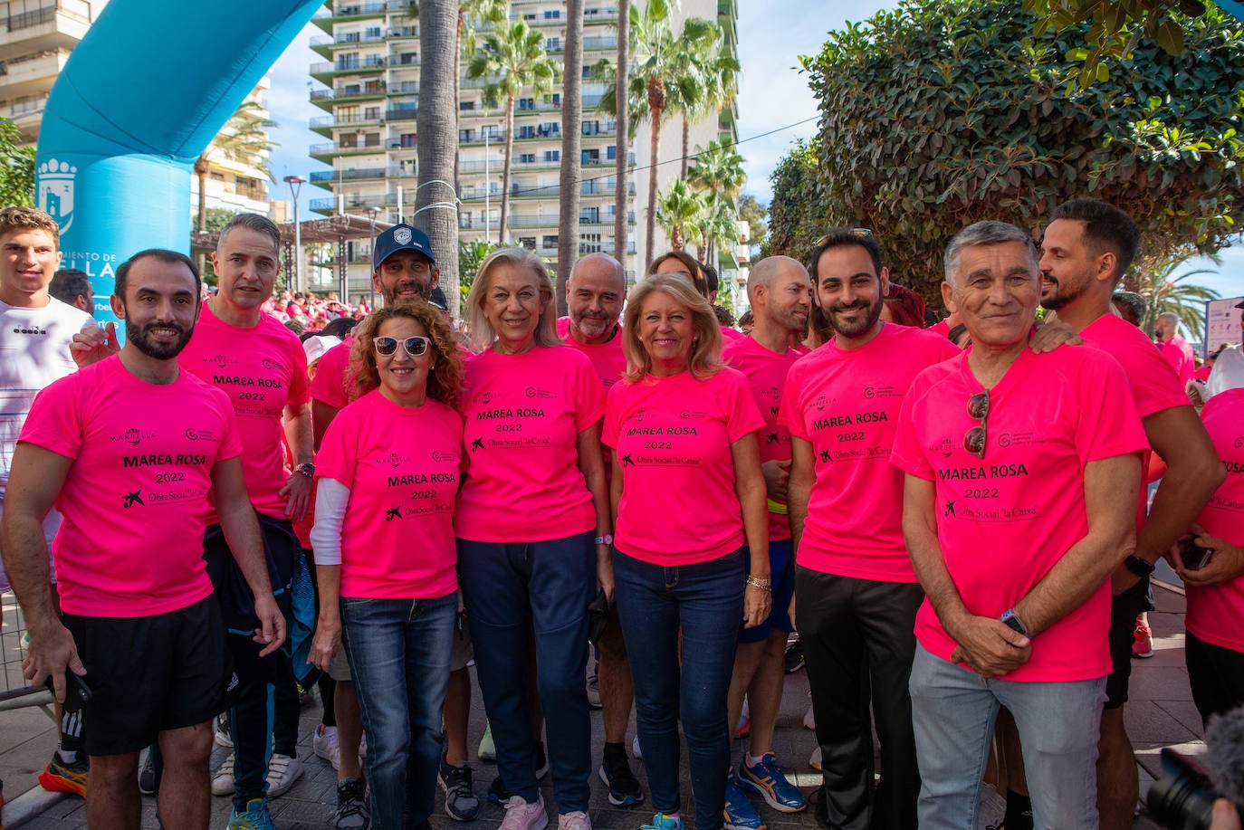 Wave of pink in Marbella as more than 3,000 take part in cancer awareness walk
