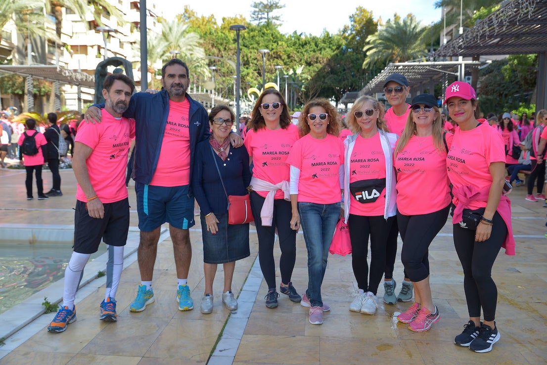 Wave of pink in Marbella as more than 3,000 take part in cancer awareness walk