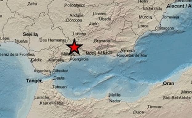 Villanueva del Rosario was the epicentre of both seismic movements this Monday, 21 November