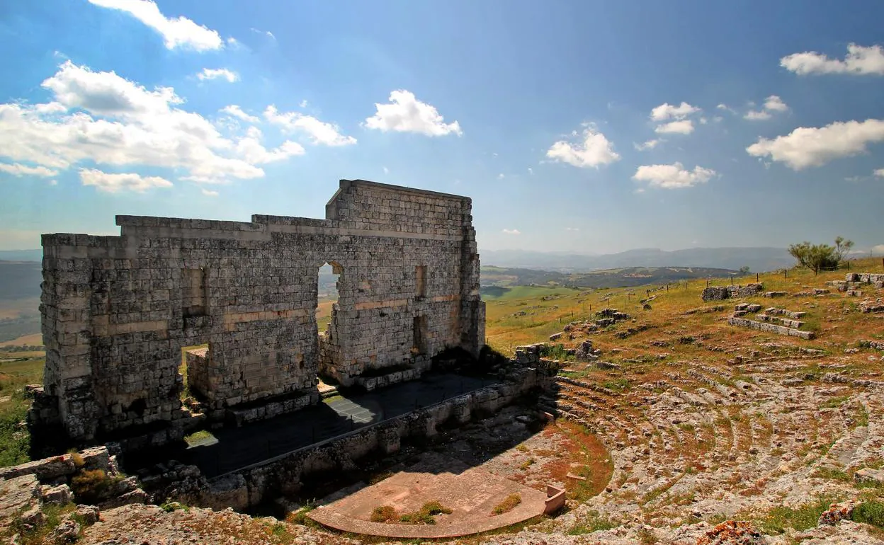 The impressive Roman theatre at Acinipo, in a file photograph.