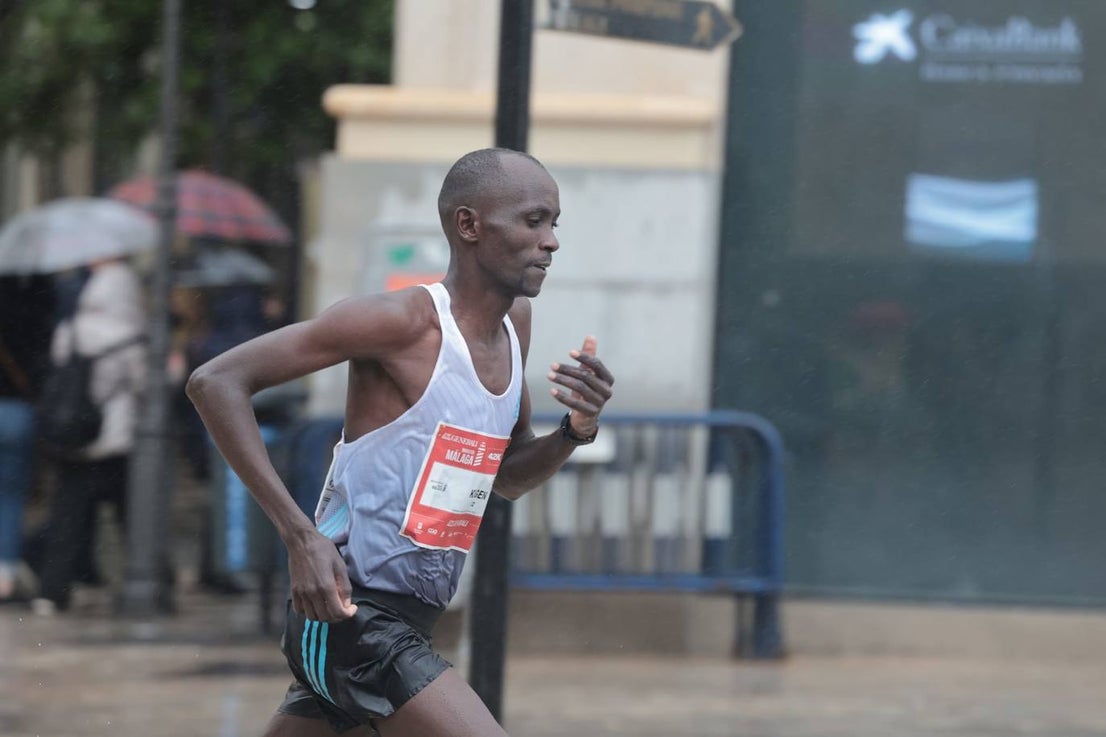 Runners in the Generali Malaga Marathon race on Sunday, 11 December 2022