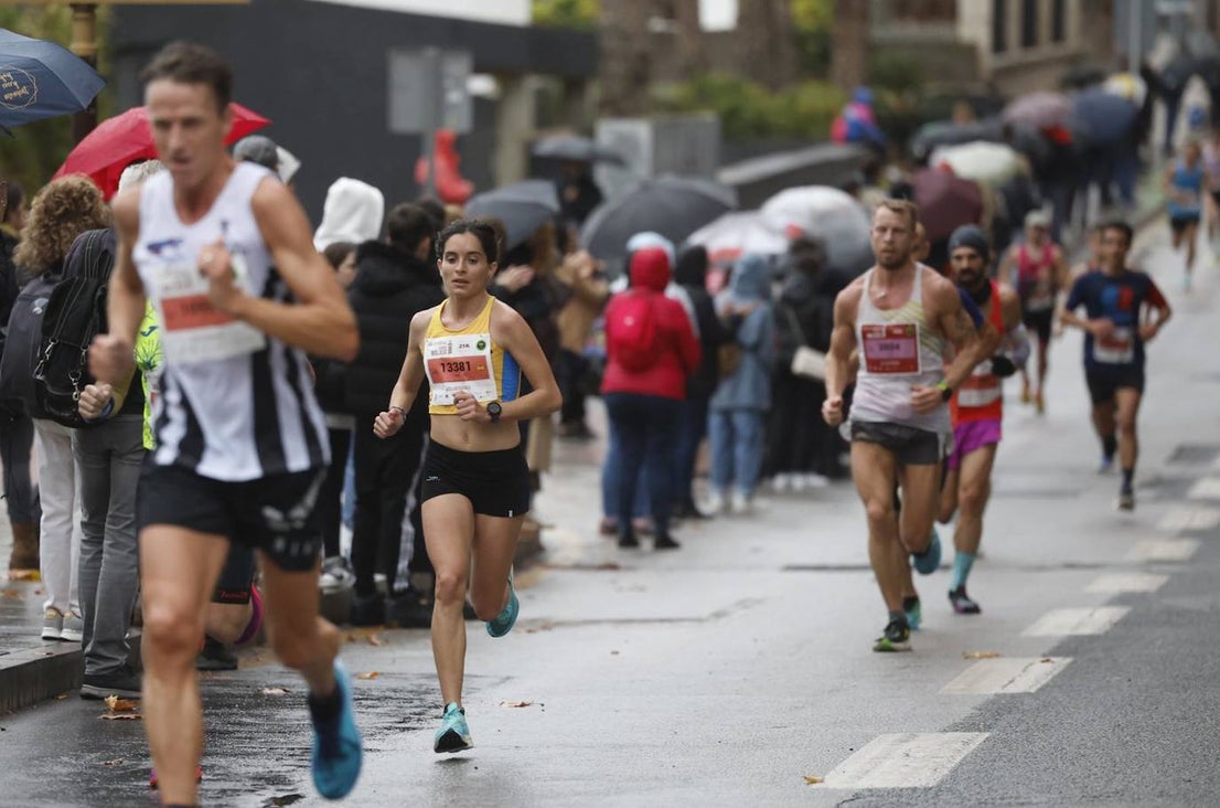 Runners in the Generali Malaga Marathon race on Sunday, 11 December 2022