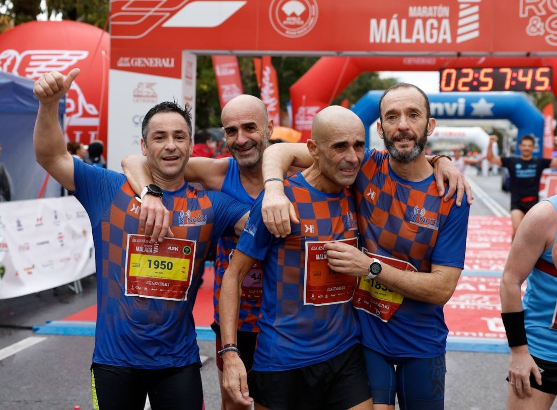 Runners in the Generali Malaga Marathon race on Sunday, 11 December 2022