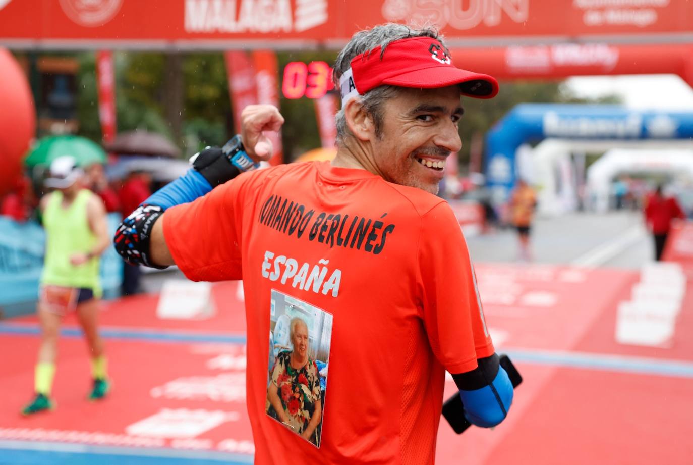 Runners in the Generali Malaga Marathon race on Sunday, 11 December 2022