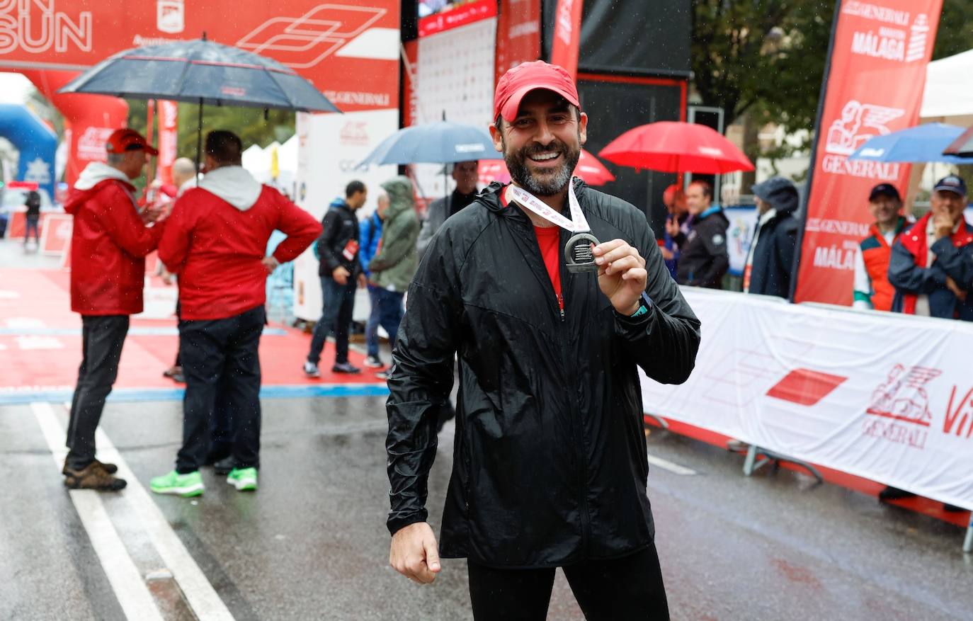 Runners in the Generali Malaga Marathon race on Sunday, 11 December 2022