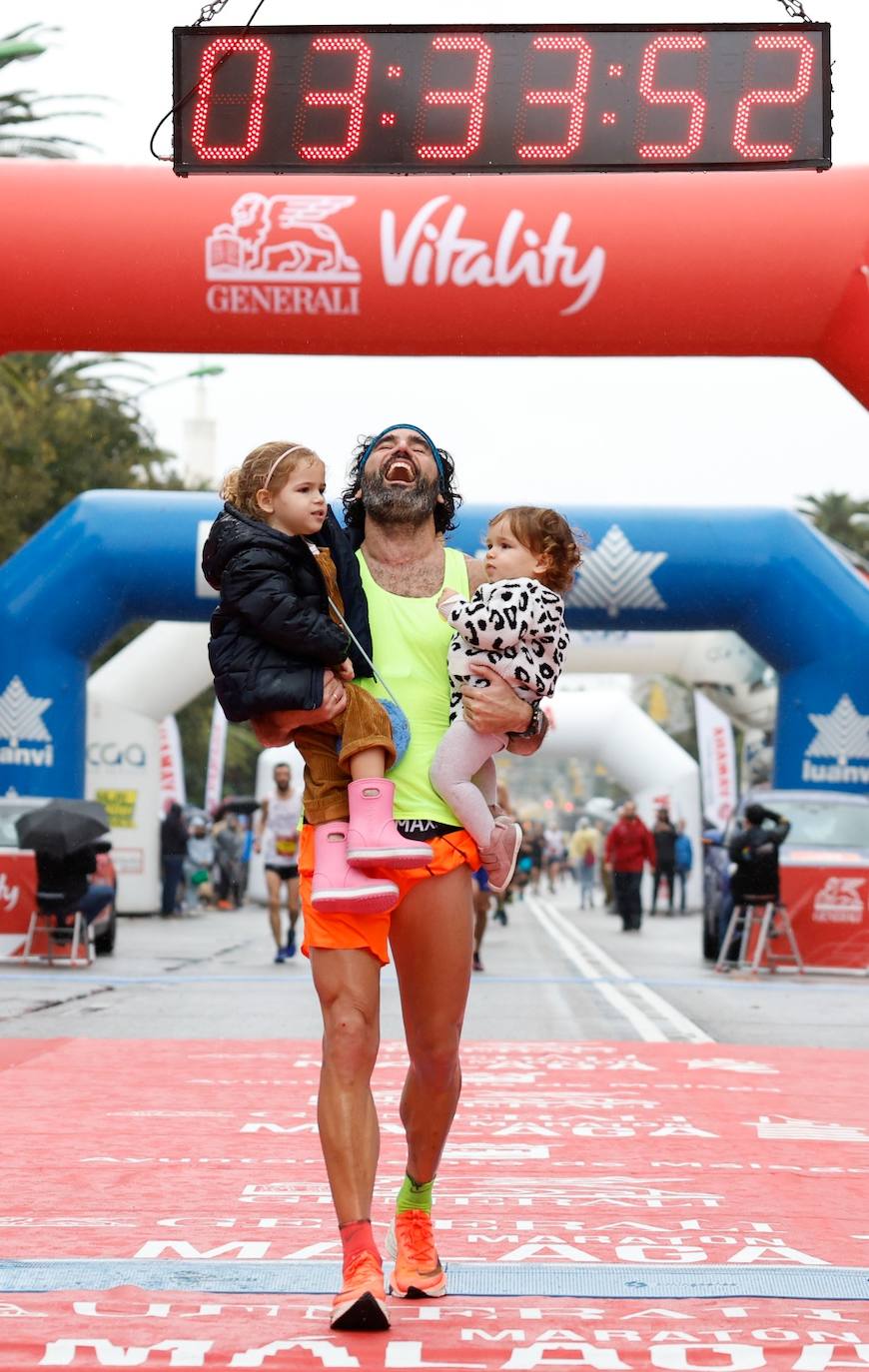 Runners in the Generali Malaga Marathon race on Sunday, 11 December 2022