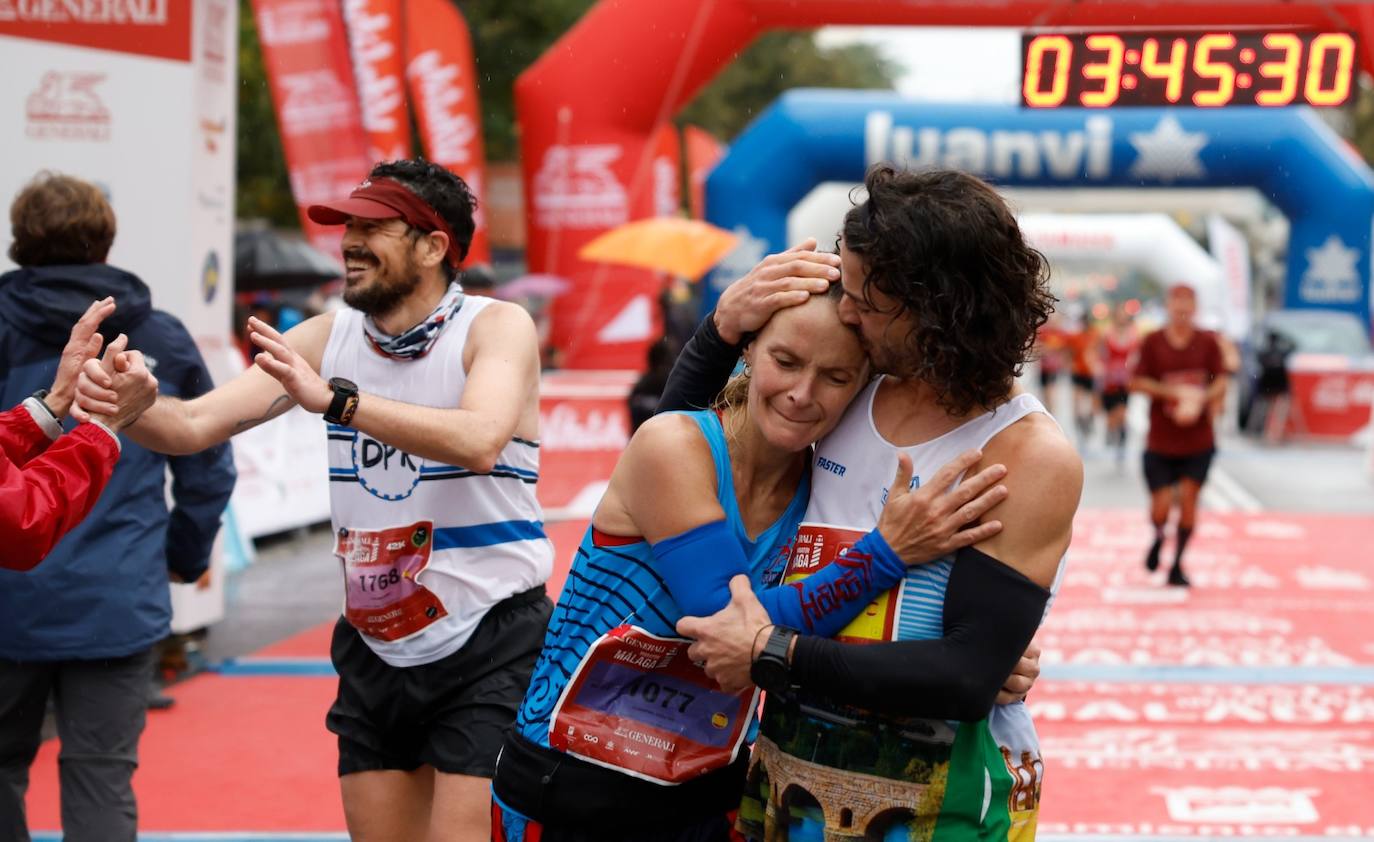 Runners in the Generali Malaga Marathon race on Sunday, 11 December 2022