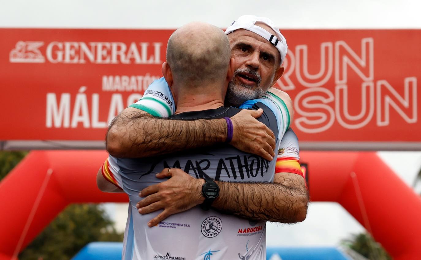 Runners in the Generali Malaga Marathon race on Sunday, 11 December 2022