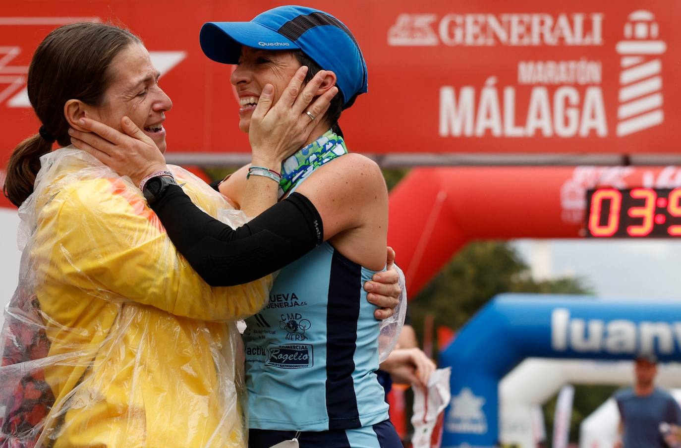 Runners in the Generali Malaga Marathon race on Sunday, 11 December 2022