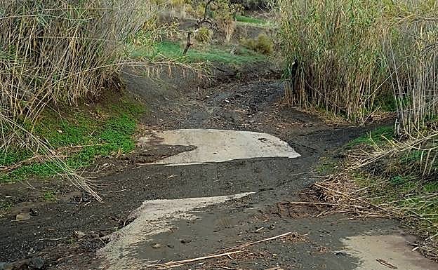 Another section of the track in the Santillán araea of Chilches 