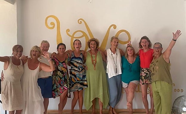 Malou's students represent different countries. 