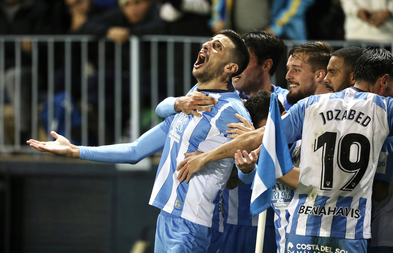 The Blue and Whites won one-nil on Sunday night at La Rosaleda.
